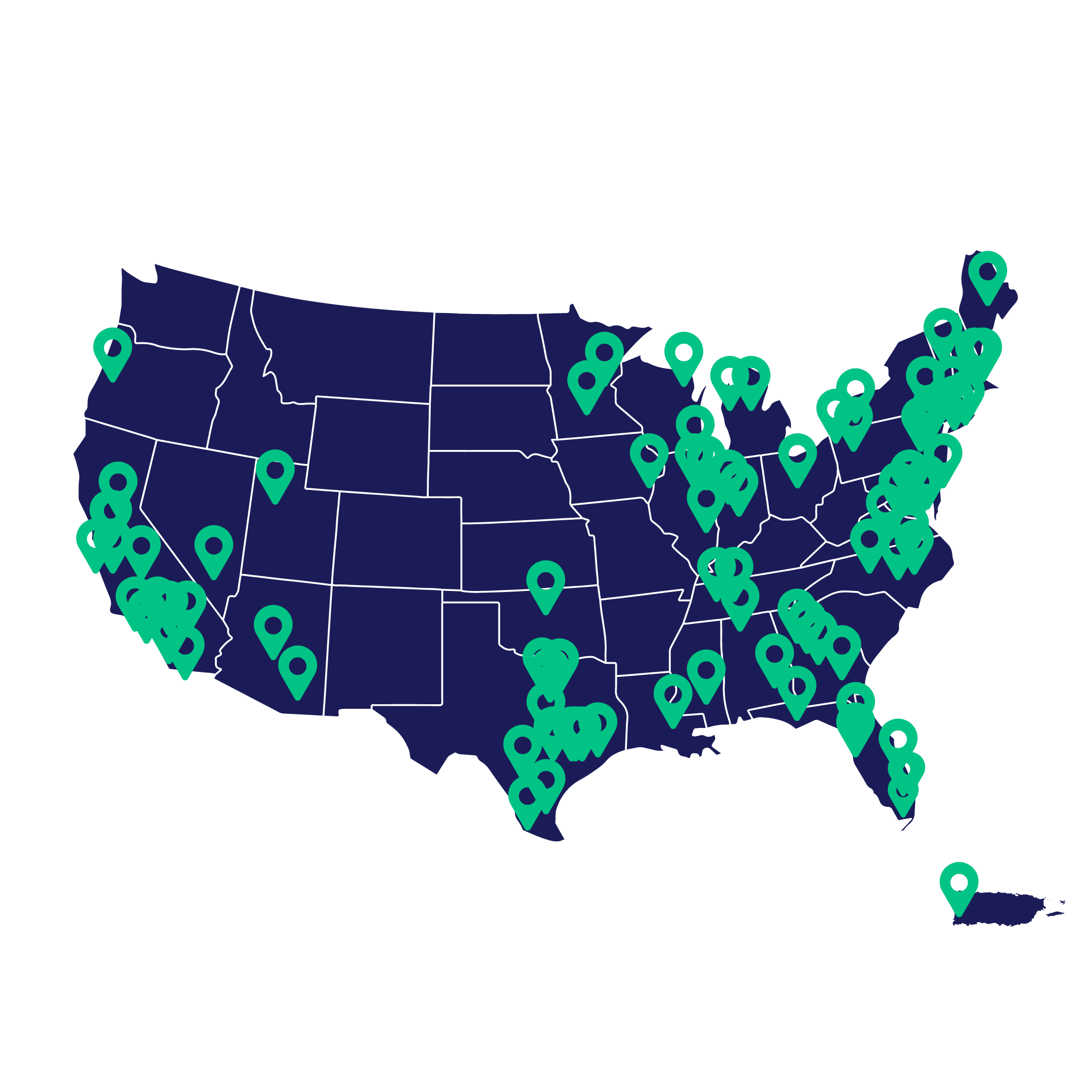 CodePath University Partnerships Map